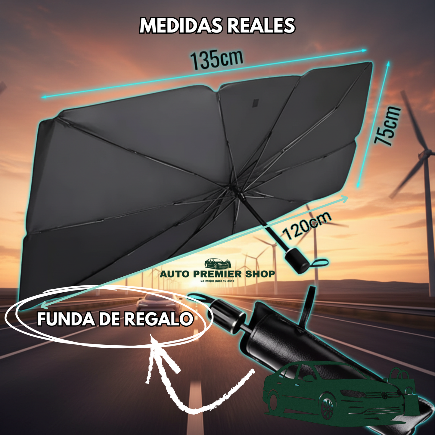 PARASOL RETRÁCTIL PRO